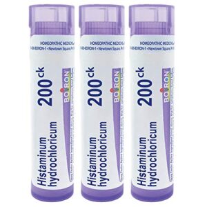 boiron histaminum hydrochloricum 200ck homeopathic medicine for allergies – 80 count (pack of 3) , total – 240 pallets