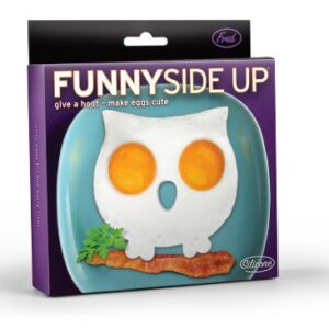 Genuine Fred FUNNY SIDE UP Silicone Egg Mold, Owl, FUNOWL