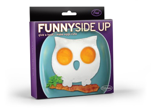 Genuine Fred FUNNY SIDE UP Silicone Egg Mold, Owl, FUNOWL