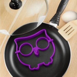 Genuine Fred FUNNY SIDE UP Silicone Egg Mold, Owl, FUNOWL