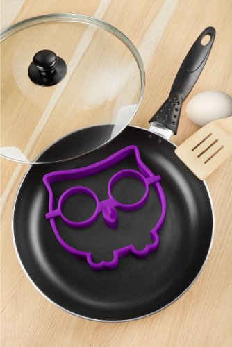 Genuine Fred FUNNY SIDE UP Silicone Egg Mold, Owl, FUNOWL