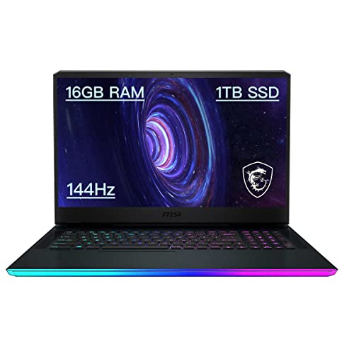 MSI Newest GE76 Raider 17.3" 144 Hz FHD Gaming Laptop, Intel i9-12900H 14 Cores, NVIDIA RTX 3060 6GB, 16GB DDR5 1TB SSD, WiFi 6e, Thunberbolt4, HDMI, RJ45, RGB Backlit Keyboard, DTS, Windows 10 Home