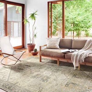 Loloi II Skye Collection SKY-13 NATURAL / SAND, Traditional 5'-0" x 7'-6" Area Rug