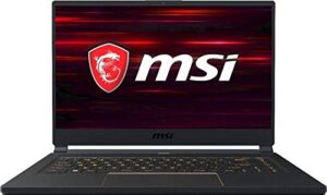 msi gs65 stealth-006 15.6″ 144hz ultra thin and light gaming laptop, intel core i7-8750h, nvidia rtx 2060, 16gb ddr4, 512gb nvme ssd, win10 (renewed)