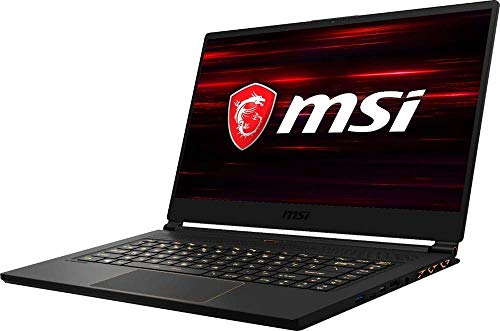 MSI GS65 Stealth-006 15.6" 144Hz Ultra Thin and Light Gaming Laptop, Intel Core i7-8750H, NVIDIA RTX 2060, 16GB DDR4, 512GB Nvme SSD, Win10 (Renewed)