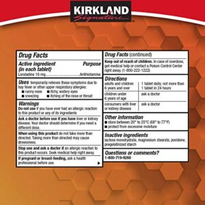 Kirkland Signature Non Drowsy AllerClear - 365 Tablets