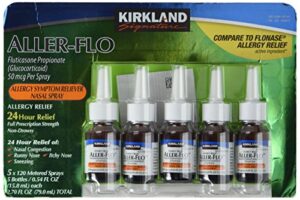 kirkland signature kirkland aller-flo fluticasone propionate (glucorticoid), 0.54 fl oz (pack of 5)