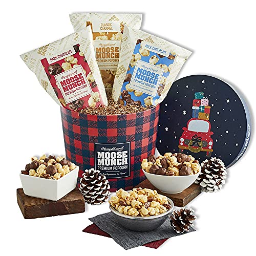 Moose Munch Premium Popcorn Holiday Drum by Harry & David