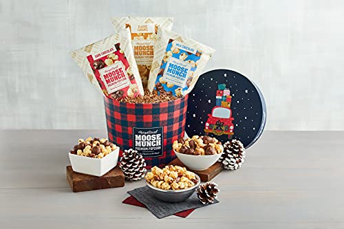 Moose Munch Premium Popcorn Holiday Drum by Harry & David