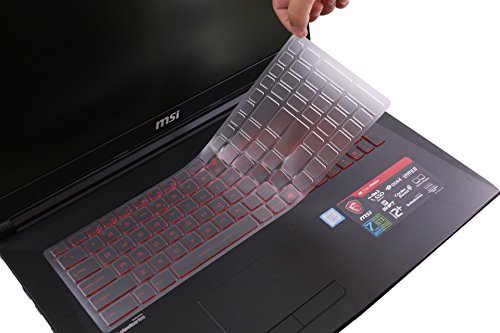 Keyboard Cover for MSI GE77HX GE77 GE76 GE75 Raider, Stealth GS76 GS75, Vector GP76 GP76HX, Leopard GP75 GL75 GL65, GF75 GE66 GT76 GS73 Series Gaming Laptop, MSI GE76 Keyboard Skin Protector - TPU