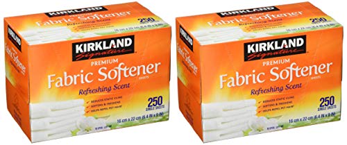 Kirkland Signature Fabric Softener Sheets 250CT (2packs)