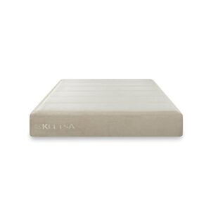 the keetsa cloud green tea memory foam mattress, sleeps cooler, body conforming & firm support, certipur-us certified, 12-year warranty, queen size