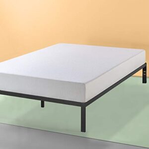 zinus set, king 12 inch green tea memory foam mattress and mia platform bed frame / mattress foundation