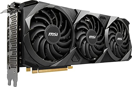 MSI Gaming GeForce RTX 3070 Ti 8GB GDRR6X 256-Bit HDMI/DP Nvlink Tri-Frozr 2 Ampere Architecture OC Graphics Card (RTX 3070 Ti Ventus 3X 8G OC)