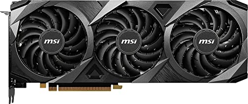 MSI Gaming GeForce RTX 3070 Ti 8GB GDRR6X 256-Bit HDMI/DP Nvlink Tri-Frozr 2 Ampere Architecture OC Graphics Card (RTX 3070 Ti Ventus 3X 8G OC)