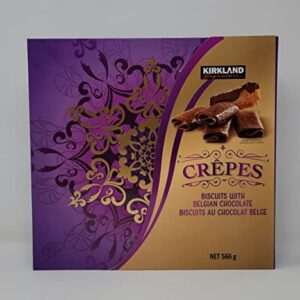 KIRKLAND SIGNATURE Crepes Biscuits With Chocolate 19.97 Oz, 20 Oz, Red / blue