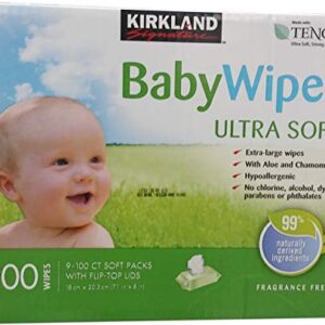 Kirkland Signature Baby Wipes (900 Wipes)