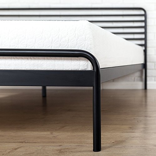 Zinus Tom Metal Platform Bed Frame / Mattress Foundation / No Box Spring Needed / Wood Slat Support / Design Award Winner, Full,OLB-RPPBA-14F,Black