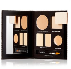 laura mercier the flawless face book – # sand (1x creme compact, 1x pressed powder w/sponge, 1x secret camouflage.) 5pcs