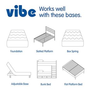 Vibe Gel Memory Foam 12-Inch Mattress | CertiPUR-US Certified | Bed-in-a-Box, Full