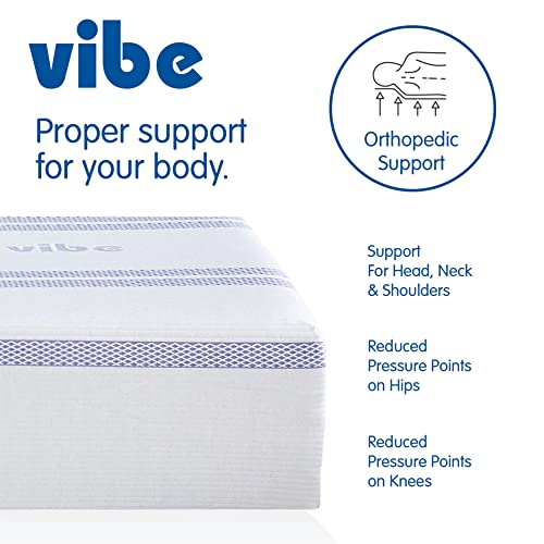 Vibe Gel Memory Foam 12-Inch Mattress | CertiPUR-US Certified | Bed-in-a-Box, Full