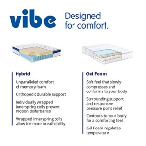 Vibe Gel Memory Foam 12-Inch Mattress | CertiPUR-US Certified | Bed-in-a-Box, Full