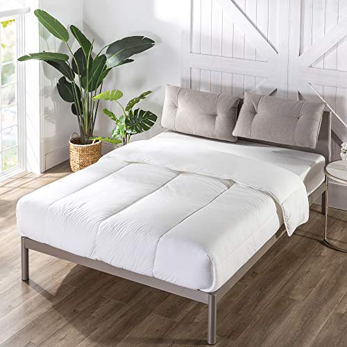 ZINUS Avery Platform Bed with Reclining Headboard / No Box Spring Needed / Cushioned Adjustable Headboard with Customizable Height / Easy Assembly, Beige, King