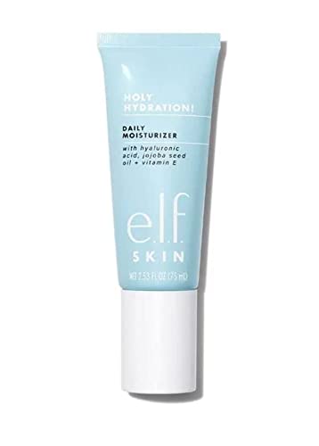 e.l.f. SKIN Daily Hydration Moisturizer, Ultra-Hydrating Formula, Infused with Aloe, Jojoba Oil & Shea Butter, Vegan & Cruelty-Free, 2.53 Fl Oz