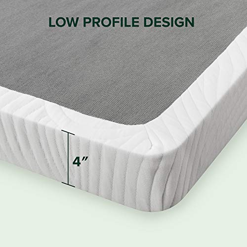 ZINUS No Assembly Metal Box Spring, Queen & 12 Inch Green Tea Memory Foam Mattress/CertiPUR-US Certified/Bed-in-a-Box/Pressure Relieving, Queen