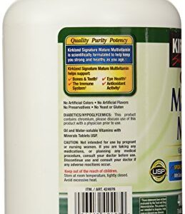 Kirkland Signature Adults, 50 plus Mature Multi Vitamins & Minerals, 400-Count Tablets