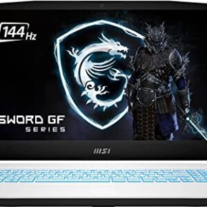 MSI 2023 Sword 15.6" Gaming Laptop, 144Hz IPS Level FHD, 12th Intel Core i7-12650H 10-Core, 32GB DDR4, 1TB NVMe SSD, NVIDIA GeForce RTX 3060 6GB GDDR6, Backlit Keyboard, Windows 11 w/ 32GB USB