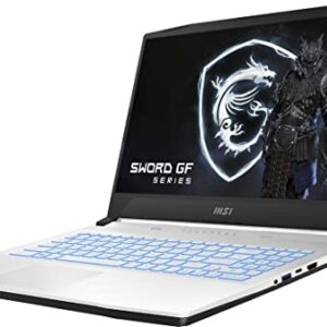 MSI 2023 Sword 15.6" Gaming Laptop, 144Hz IPS Level FHD, 12th Intel Core i7-12650H 10-Core, 32GB DDR4, 1TB NVMe SSD, NVIDIA GeForce RTX 3060 6GB GDDR6, Backlit Keyboard, Windows 11 w/ 32GB USB