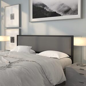 Flash Furniture Upholstered Headboard, King, Dark Gray