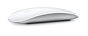 apple magic mouse: wireless, bluetooth, rechargeable. works with mac or ipad; multi-touch surface – white