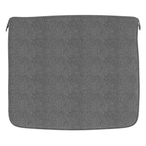 Flash Furniture All- Weather Polyester Fabric Patio Chair Cushion, 1 Pack, Gray