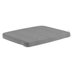 Flash Furniture All- Weather Polyester Fabric Patio Chair Cushion, 1 Pack, Gray