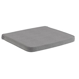 Flash Furniture All- Weather Polyester Fabric Patio Chair Cushion, 1 Pack, Gray