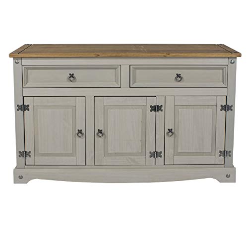 Wood Buffet Sideboard Corona Gray | Furniture Dash