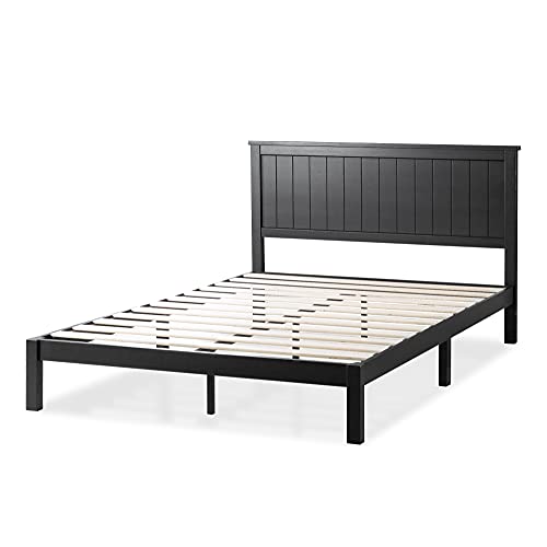 ZINUS Santiago Wood Platform Bed Frame / Wood Slat Support / No Box Spring Needed / Easy Assembly, Queen