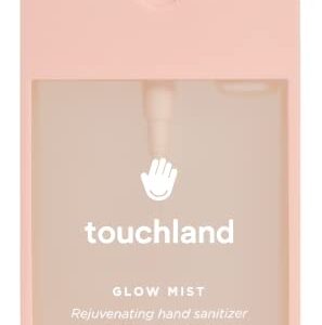 Touchland Glow Mist Rejuvenating Hand Sanitizer | Rosewater Scented | 500-Sprays each, 1FL OZ (Set of 1)