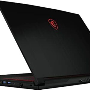 MSI GF63 Gaming Laptop Computer, 15.6" FHD, Intel Quad-Core i5-10300H (Beat i7-8750H), 8GB DDR4 RAM, 256GB PCIe SSD, GTX 1650 4GB, WiFi6, Bluetooth 5.1, Backlit Keyboard, Windows 10, 64GB Flash Drive