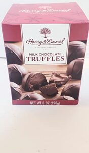 harry and david milk chocolate truffles, 8 oz