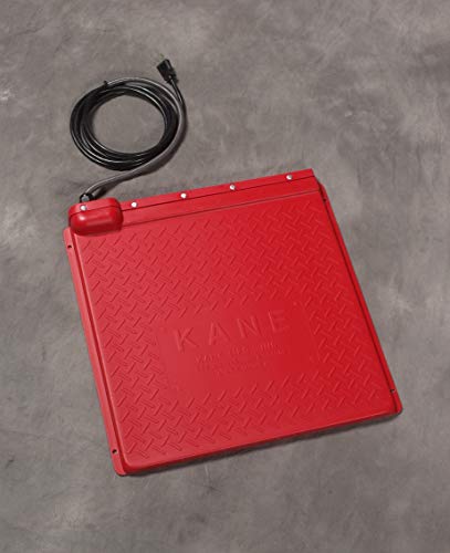 KANE Electric Pet Heat Mat - Heated Pad/Warmer Bed PPHM18R for Pet & Reptile with Dial-A-Temp Rheostat HMR-300 Temperature Control; Safe for Dog, Cat, Puppy, Kitten, Tortoise, Snake (18" x 18")