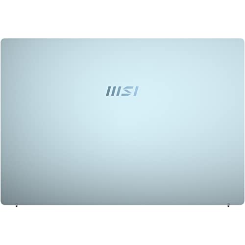 MSI Prestige 14 EVO 14" FHD Ultra Thin and Light Professional Laptop: Intel Core i5-1240P Iris Xe 16GB LPDDR4X 512GB NVMe SSD, Thunderbolt 4, MicroSD Card Reader, Win 11 Home: Blue Stone A12M-013