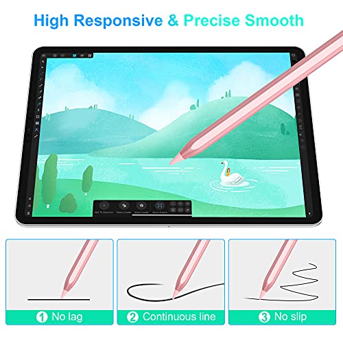 Kailfee Stylus Pen for iPad, Apple Pencil for iPad 9th Gen, iPad Mini 6th Gen, Apple Pen for iPad 2018-2022, iPad Pro 11 and iPad Pro 12.9 3/4/5 Gen, iPad Air 3/4/5, iPad Mini 5th, iPad 6/7/8th Gen