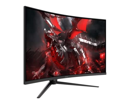 MSI G321CQP, 32" Gaming Monitor, 2560 x 1440 (QHD), VA, 165Hz, FreeSync Premium, HDMI, Displayport, Tilt, Swivel, Height Adjustable,Pivot