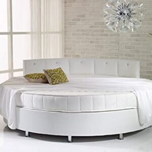 Mielmoon Round Mattress (86" Diameter) Luxury King - Premium Gel Memory Foam Layer - Round Bed Mattress USA (King 10")