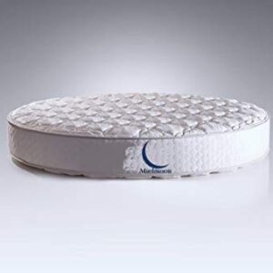 Mielmoon Round Mattress (86" Diameter) Luxury King - Premium Gel Memory Foam Layer - Round Bed Mattress USA (King 10")