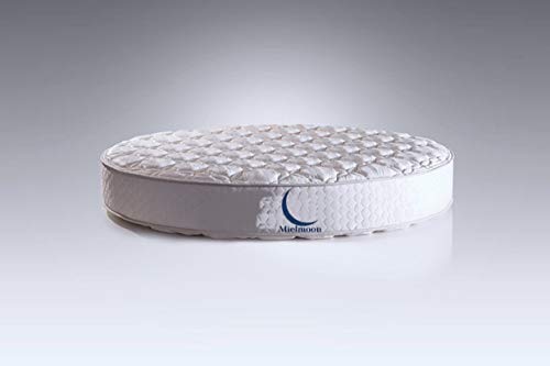 Mielmoon Round Mattress (86" Diameter) Luxury King - Premium Gel Memory Foam Layer - Round Bed Mattress USA (King 10")