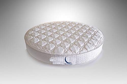 Mielmoon Round Mattress (86" Diameter) Luxury King - Premium Gel Memory Foam Layer - Round Bed Mattress USA (King 10")